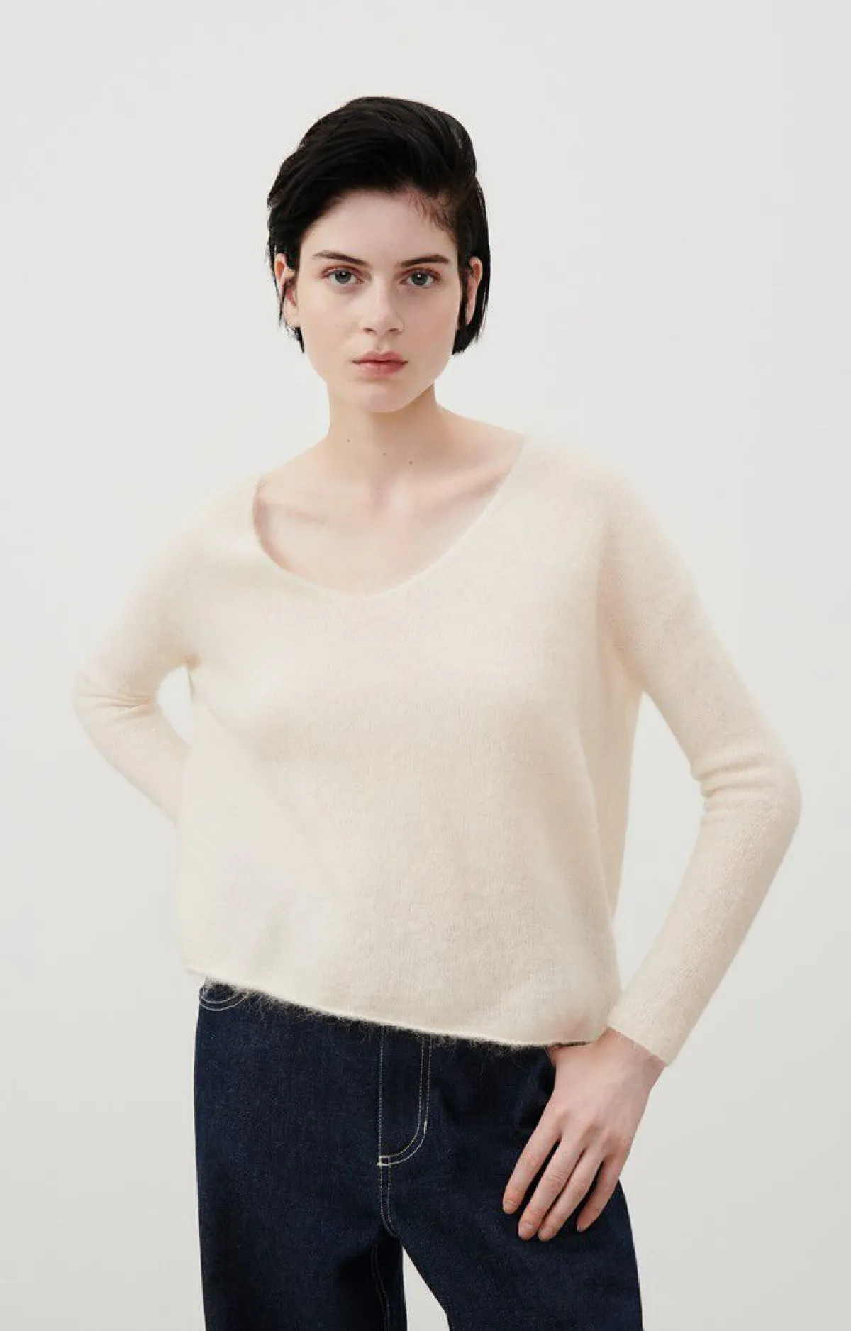 Damen American Vintage |Damenpullover Tyji Perlmutt