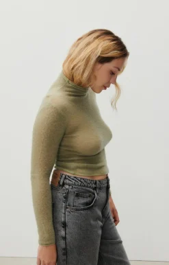 Damen American Vintage |Damenpullover Xinow Sandstein