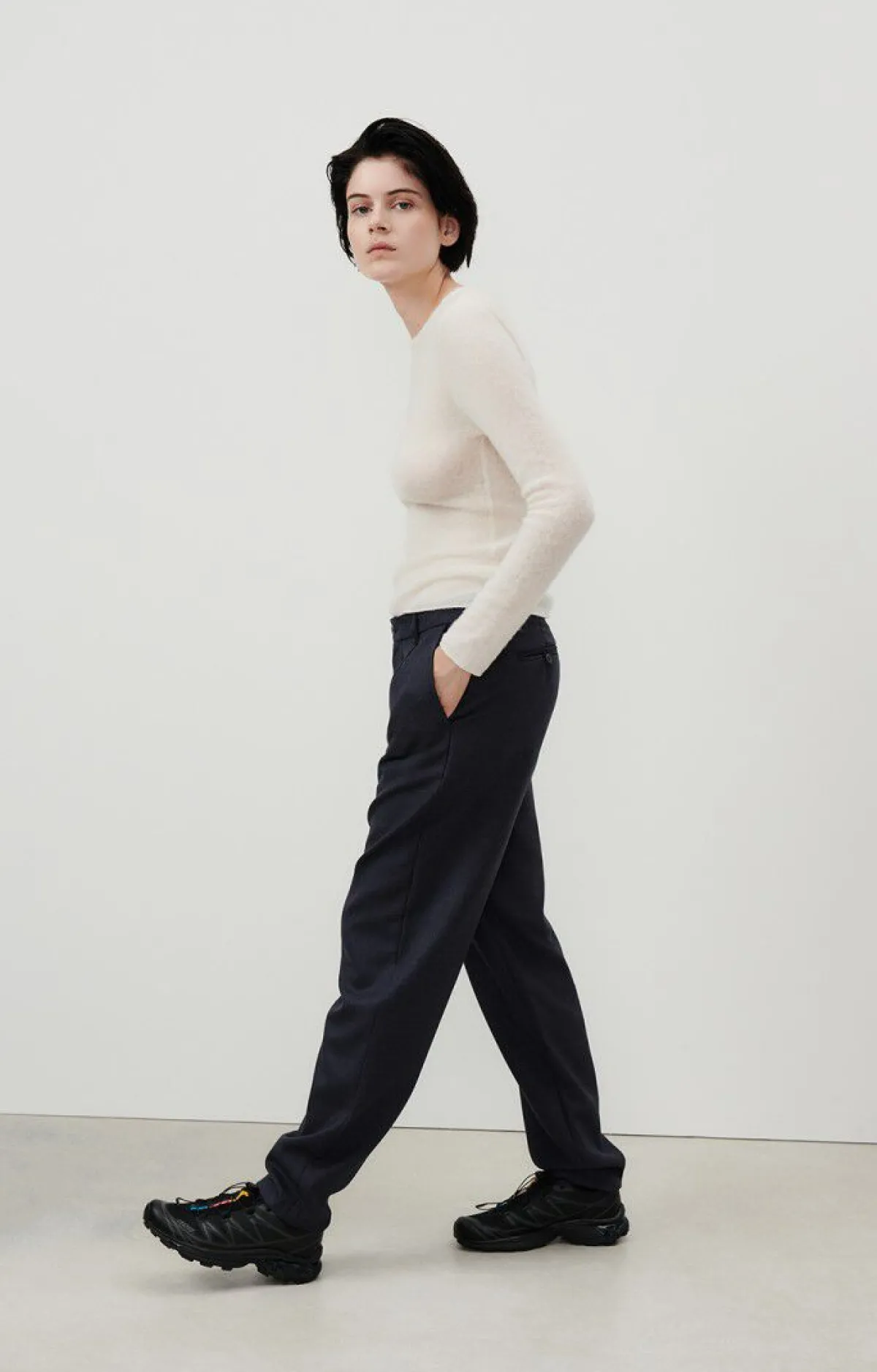 Damen American Vintage |Damenpullover Xinow Perlmutt