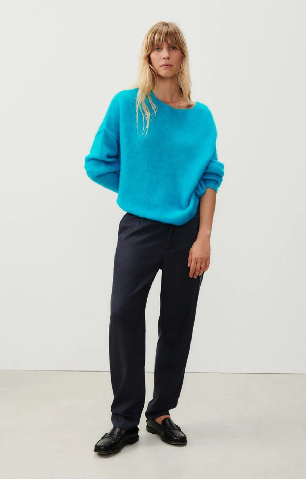 Damen American Vintage |Damenpullover Yanbay Curacao Meliert