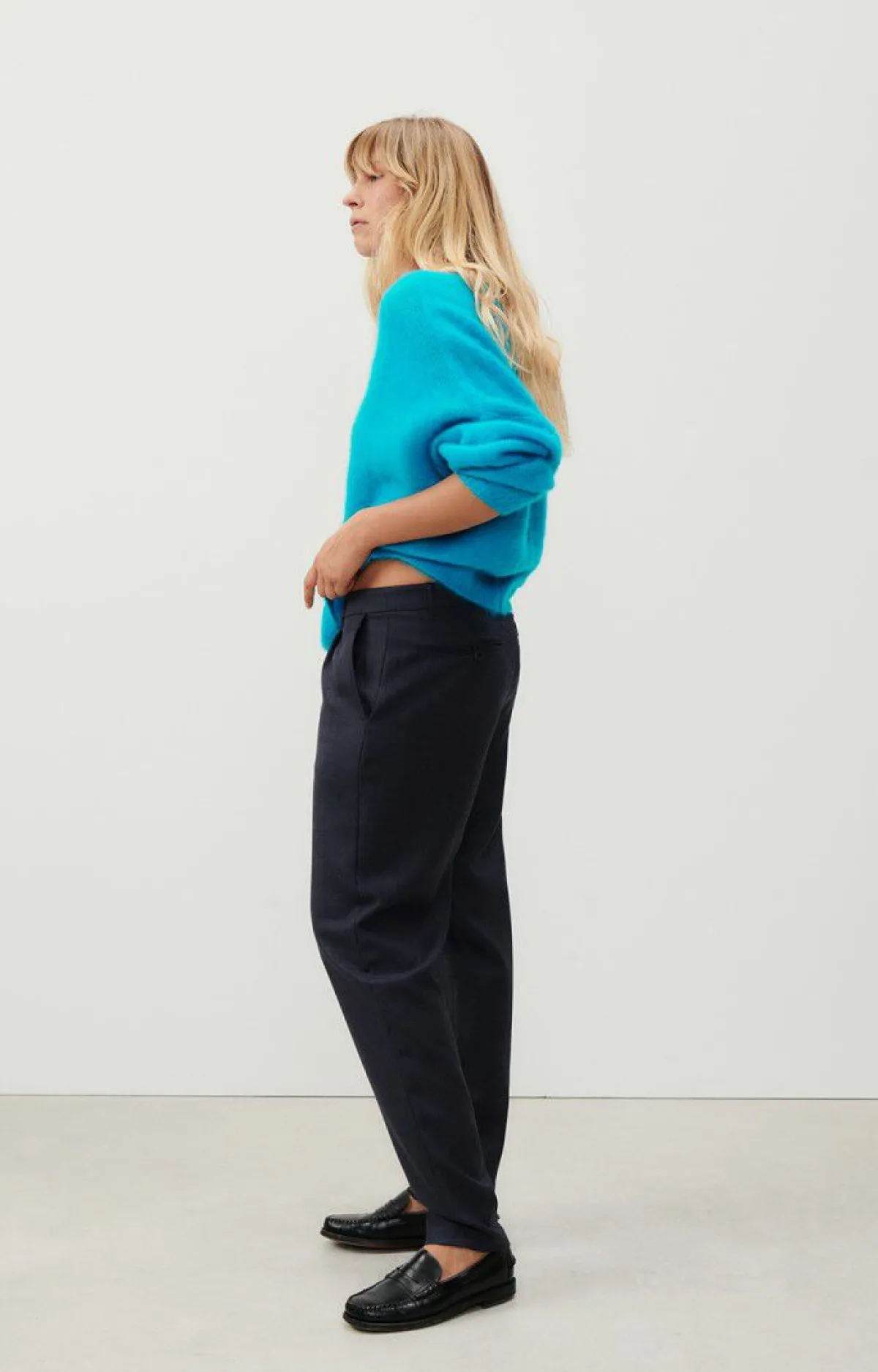 Damen American Vintage |Damenpullover Yanbay Curacao Meliert