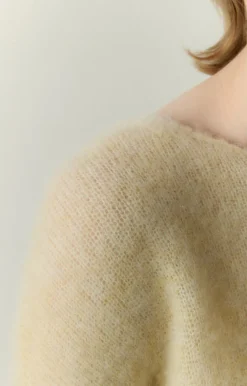 Damen American Vintage |Damenpullover Yanbay Ecru Meliert
