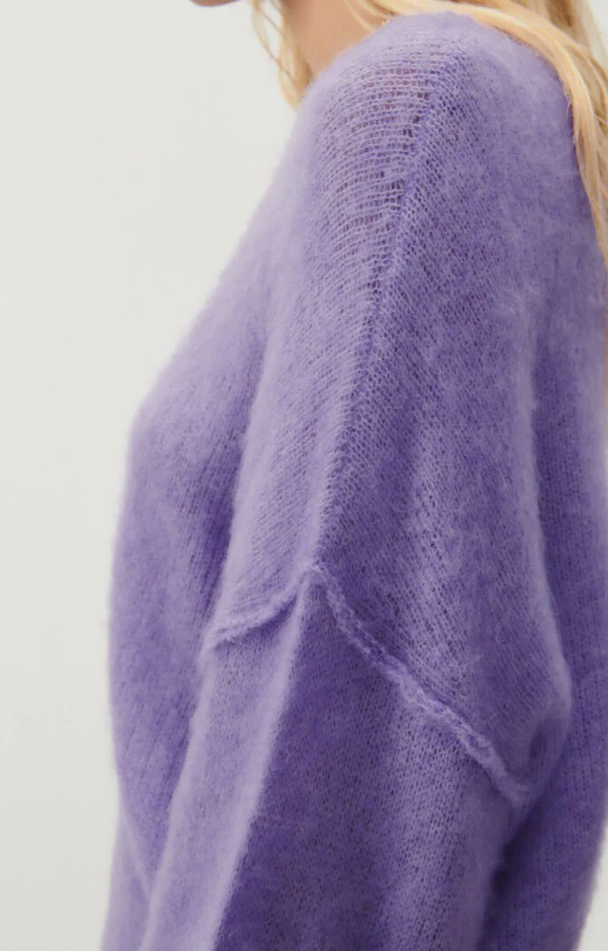 Damen American Vintage |Damenpullover Yanbay Amethyst Meliert