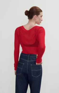 Damen American Vintage |Damenpullover Yocaburn Tomate