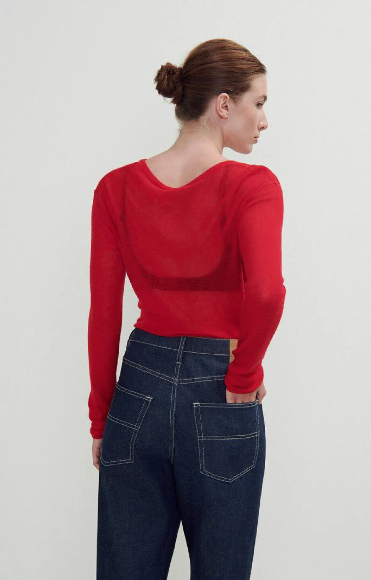 Damen American Vintage |Damenpullover Yocaburn Tomate