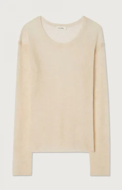 Damen American Vintage |Damenpullover Yocaburn Ecru Meliert