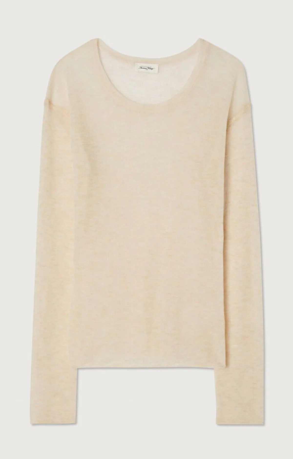 Damen American Vintage |Damenpullover Yocaburn Ecru Meliert
