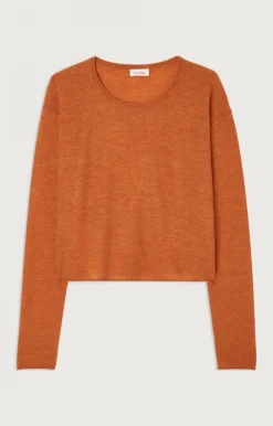 Damen American Vintage |Damenpullover Zyrobow Kurbis Meliert