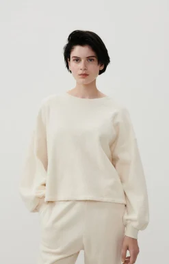 Damen American Vintage |Damensweatshirt Bobypark Ecru
