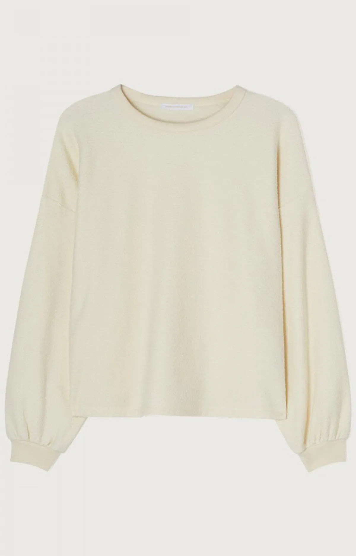 Damen American Vintage |Damensweatshirt Bobypark Ecru