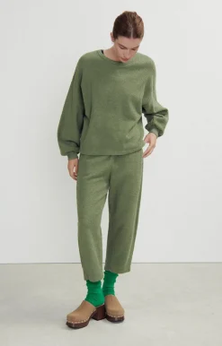 Damen American Vintage |Damensweatshirt Bobypark Flasche Meliert
