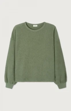 Damen American Vintage |Damensweatshirt Bobypark Flasche Meliert