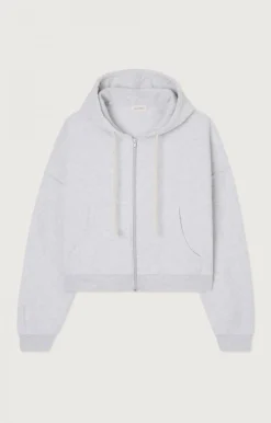 Damen American Vintage |Damensweatshirt Bobypark Arktis Meliert