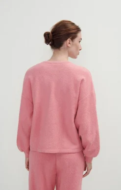 Damen American Vintage |Damensweatshirt Bobypark Zartlichkeit Meliert