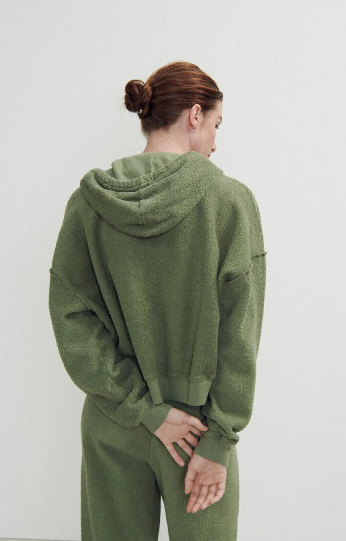 Damen American Vintage |Damensweatshirt Bobypark Flasche Meliert