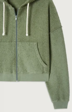 Damen American Vintage |Damensweatshirt Bobypark Flasche Meliert