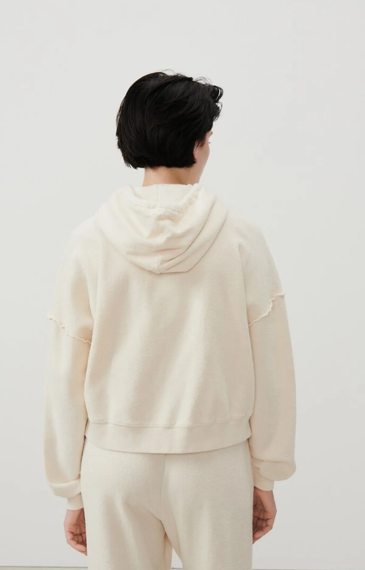 Damen American Vintage |Damensweatshirt Bobypark Ecru