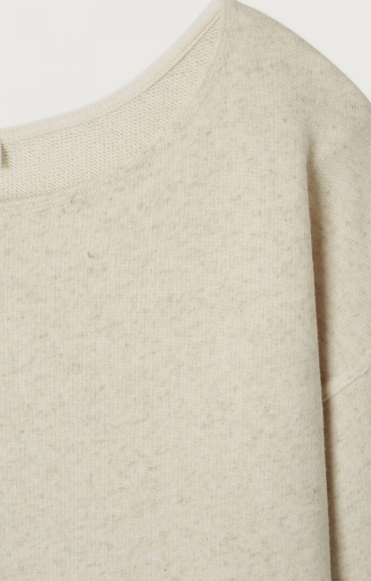 Damen American Vintage |Damensweatshirt Itonay Ecru Meliert