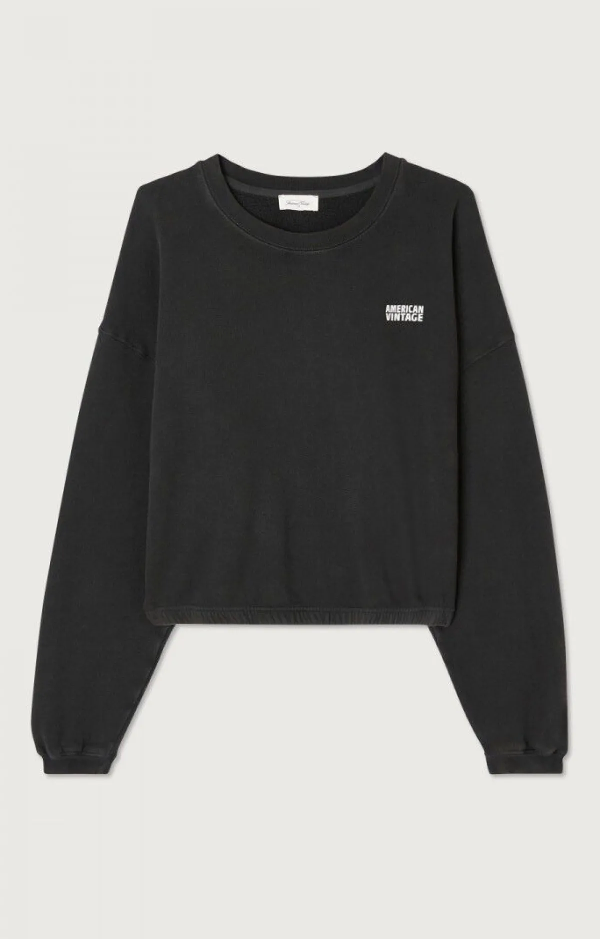 Damen American Vintage |Damensweatshirt Izubird Lakritze Vintage