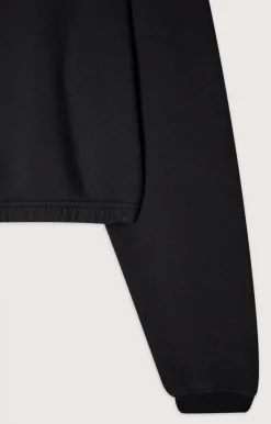 Damen American Vintage |Damensweatshirt Izubird Lakritze Vintage