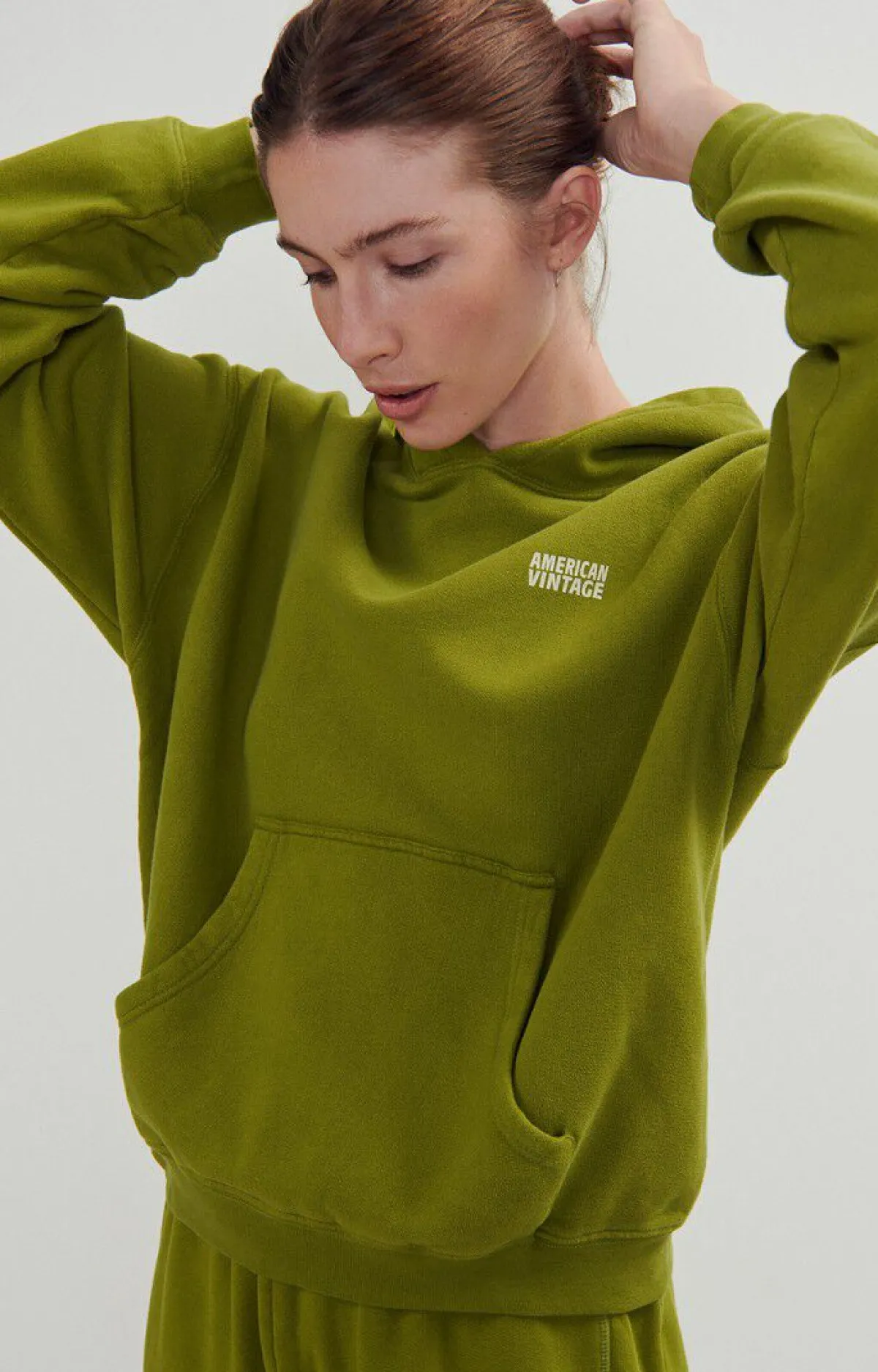 Damen American Vintage |Damensweatshirt Izubird Sumpf Vintage