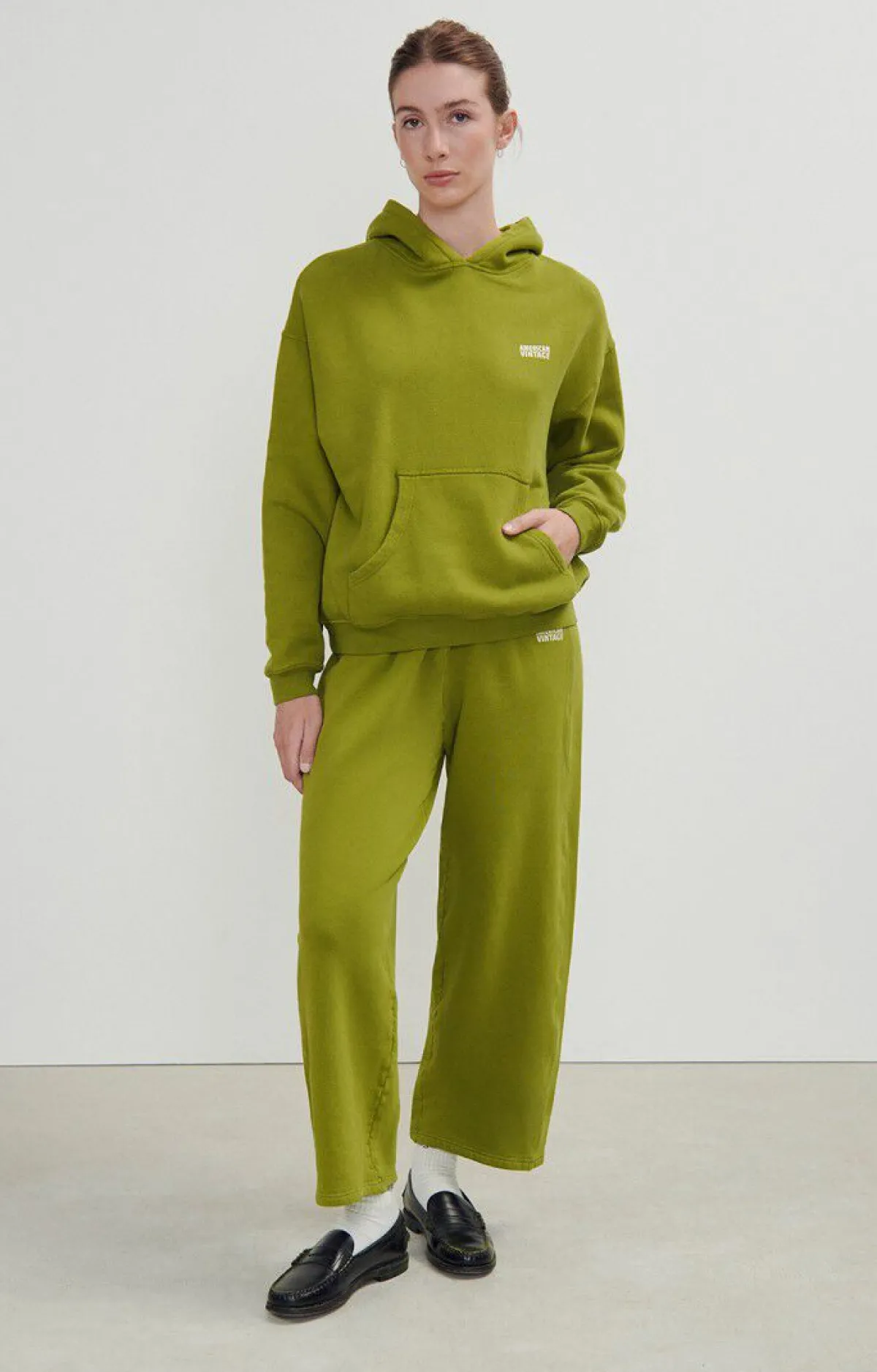 Damen American Vintage |Damensweatshirt Izubird Sumpf Vintage