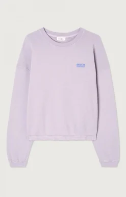 Damen American Vintage |Damensweatshirt Izubird Glyzinien Vintage