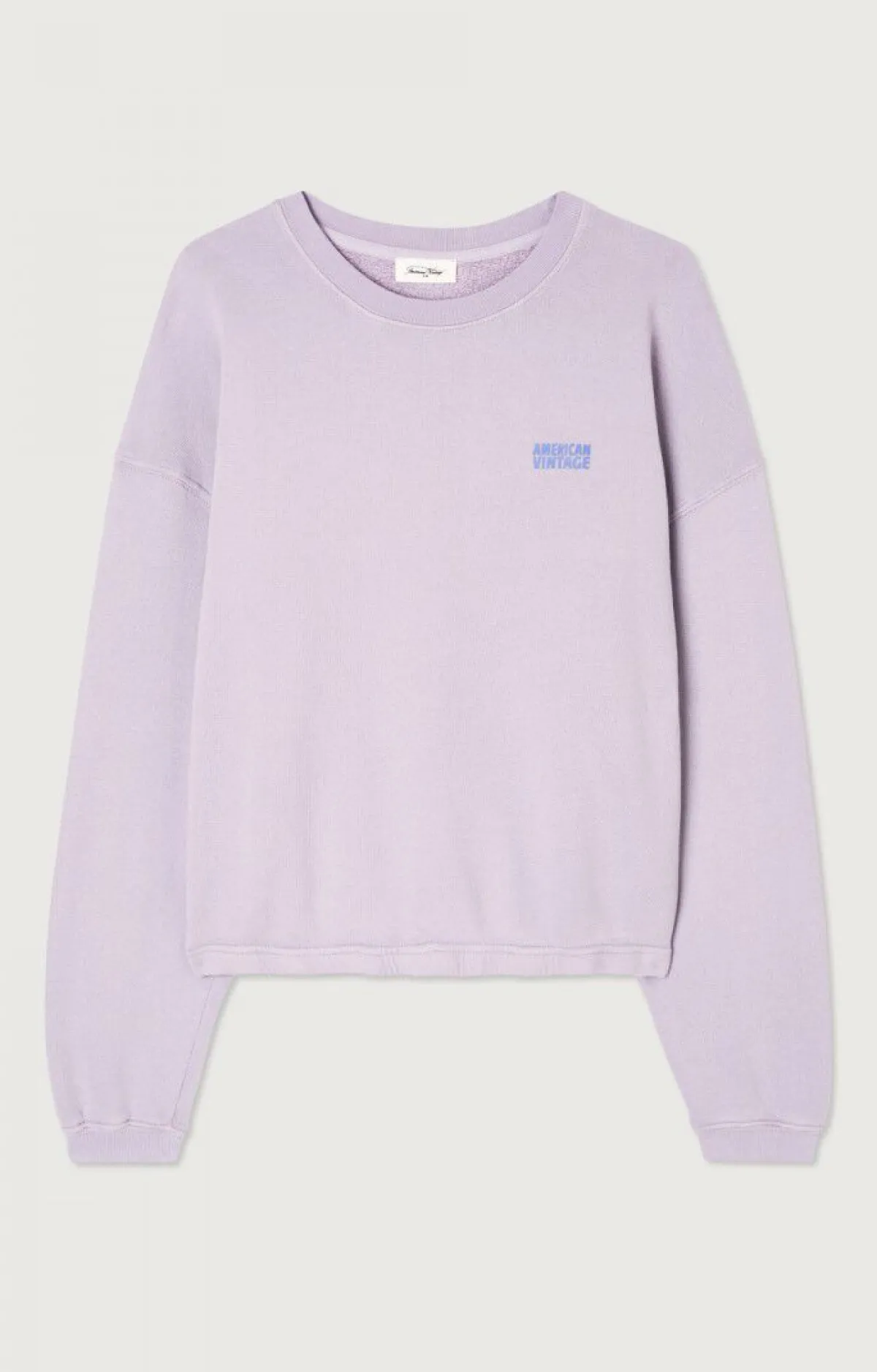 Damen American Vintage |Damensweatshirt Izubird Glyzinien Vintage