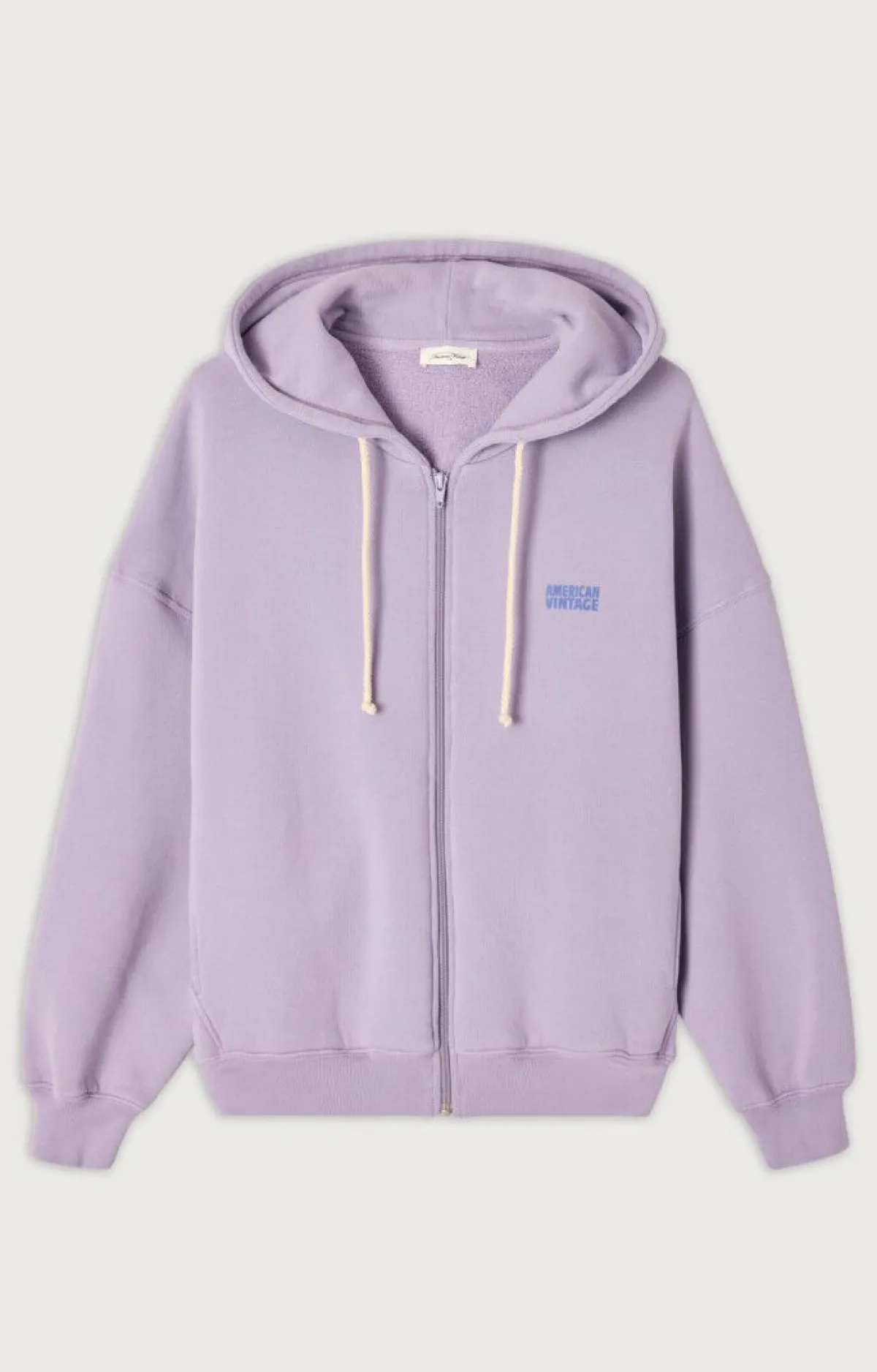 Damen American Vintage |Damensweatshirt Izubird Glyzinien Vintage