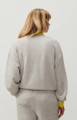 Damen American Vintage |Damensweatshirt Kodytown Vlies Meliert
