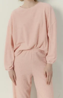 Damen American Vintage |Damensweatshirt Ukoz Baby Doll Meliert