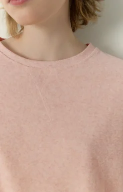 Damen American Vintage |Damensweatshirt Ukoz Baby Doll Meliert