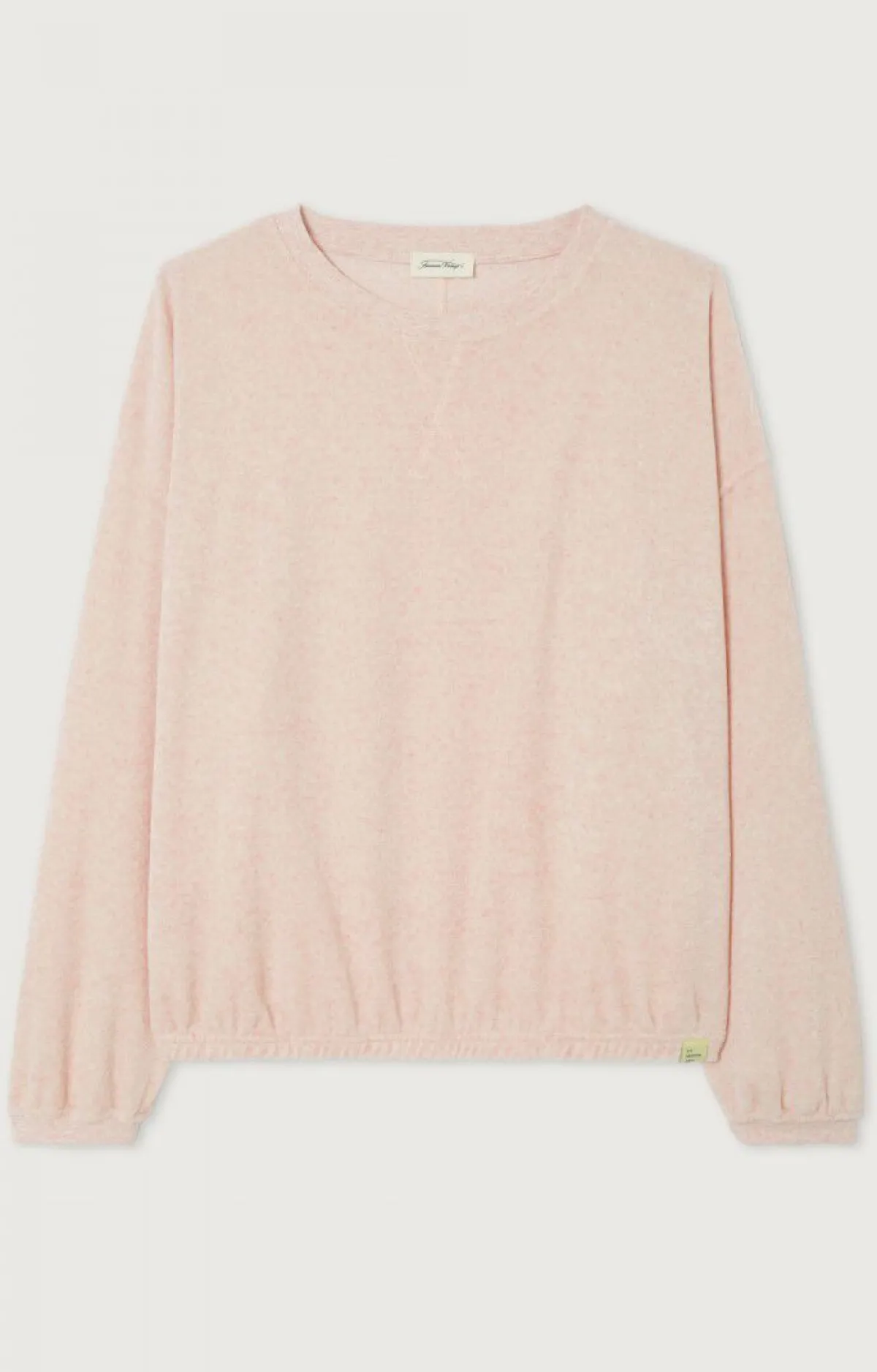 Damen American Vintage |Damensweatshirt Ukoz Baby Doll Meliert