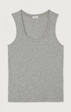 Damen American Vintage |Damentop Jacksonville Grau Meliert