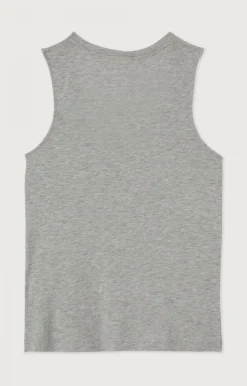 Damen American Vintage |Damentop Jacksonville Grau Meliert