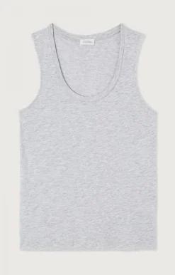 Damen American Vintage |Damentop Jacksonville Vlies Meliert