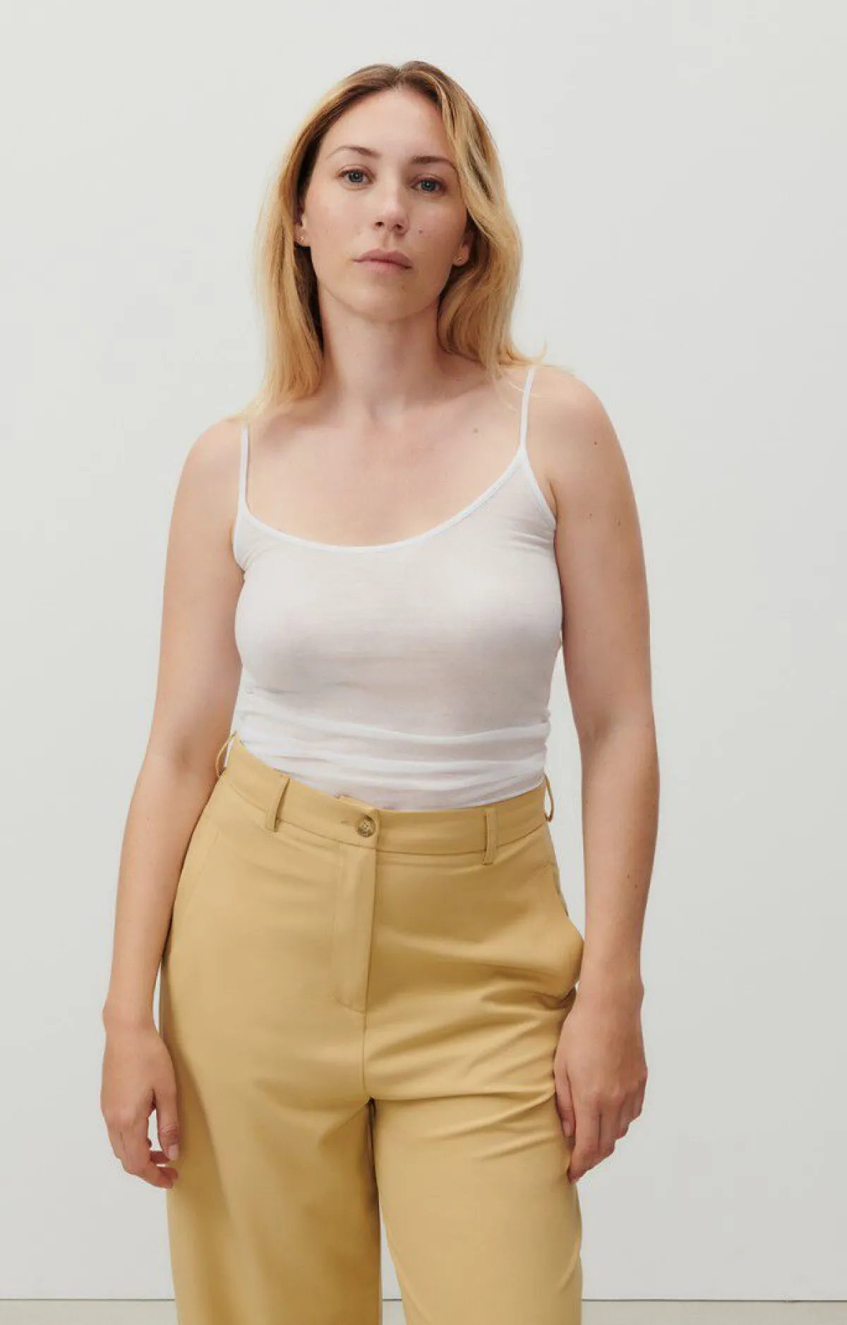 Damen American Vintage |Damentop Massachusetts Weiss