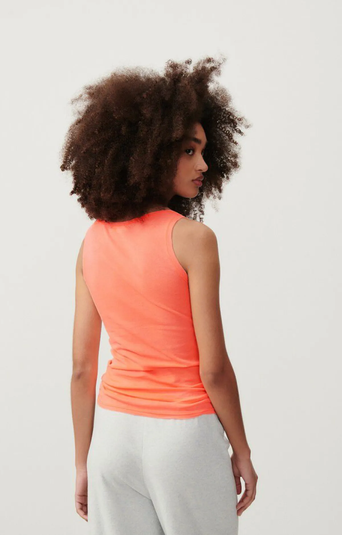 Damen American Vintage |Damentop Massachusetts Leuchtendes Orange