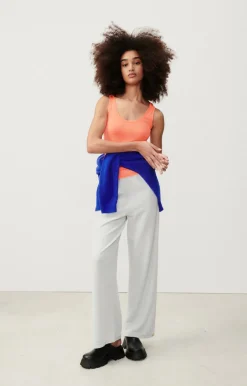 Damen American Vintage |Damentop Massachusetts Leuchtendes Orange