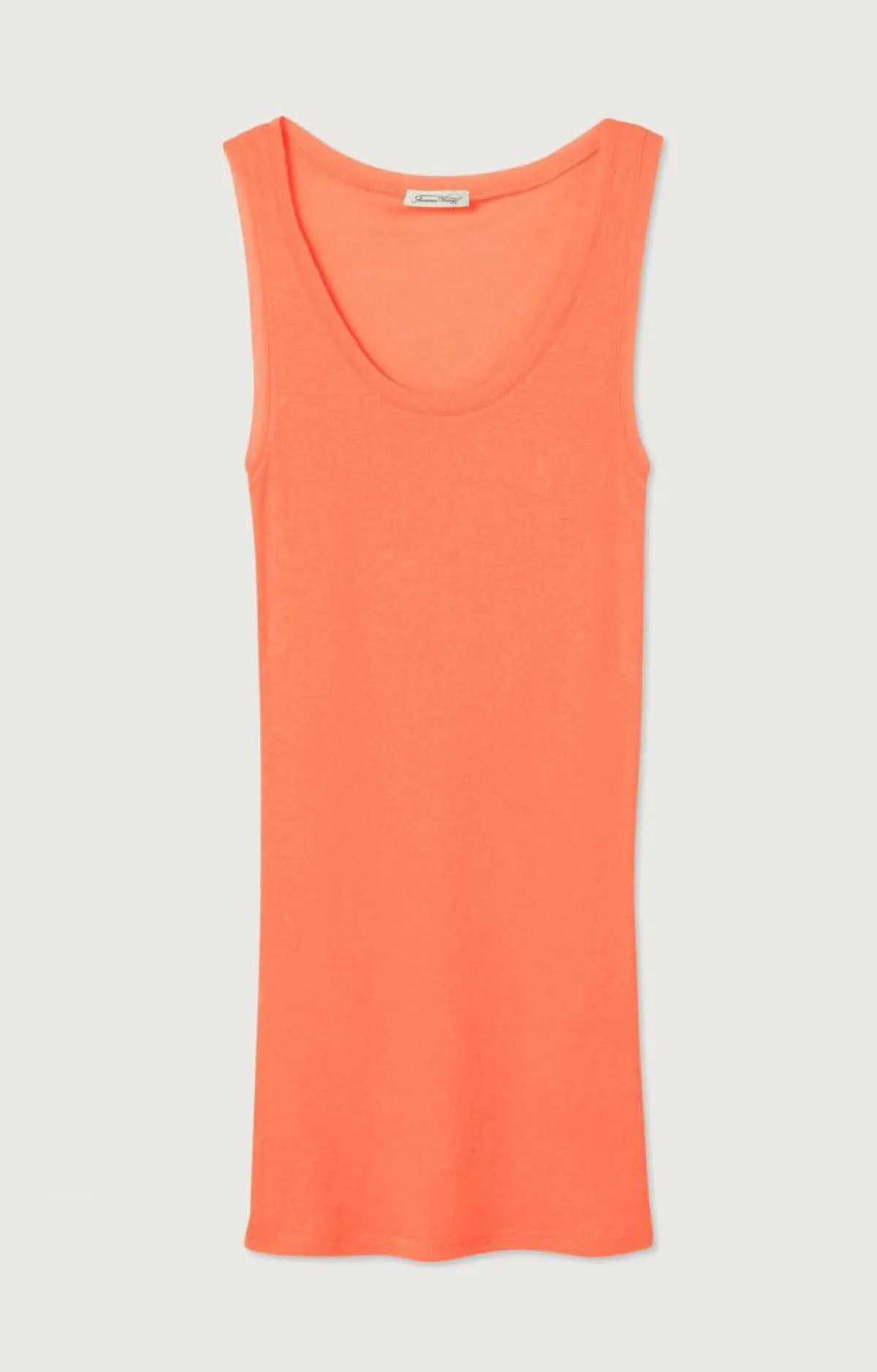 Damen American Vintage |Damentop Massachusetts Leuchtendes Orange