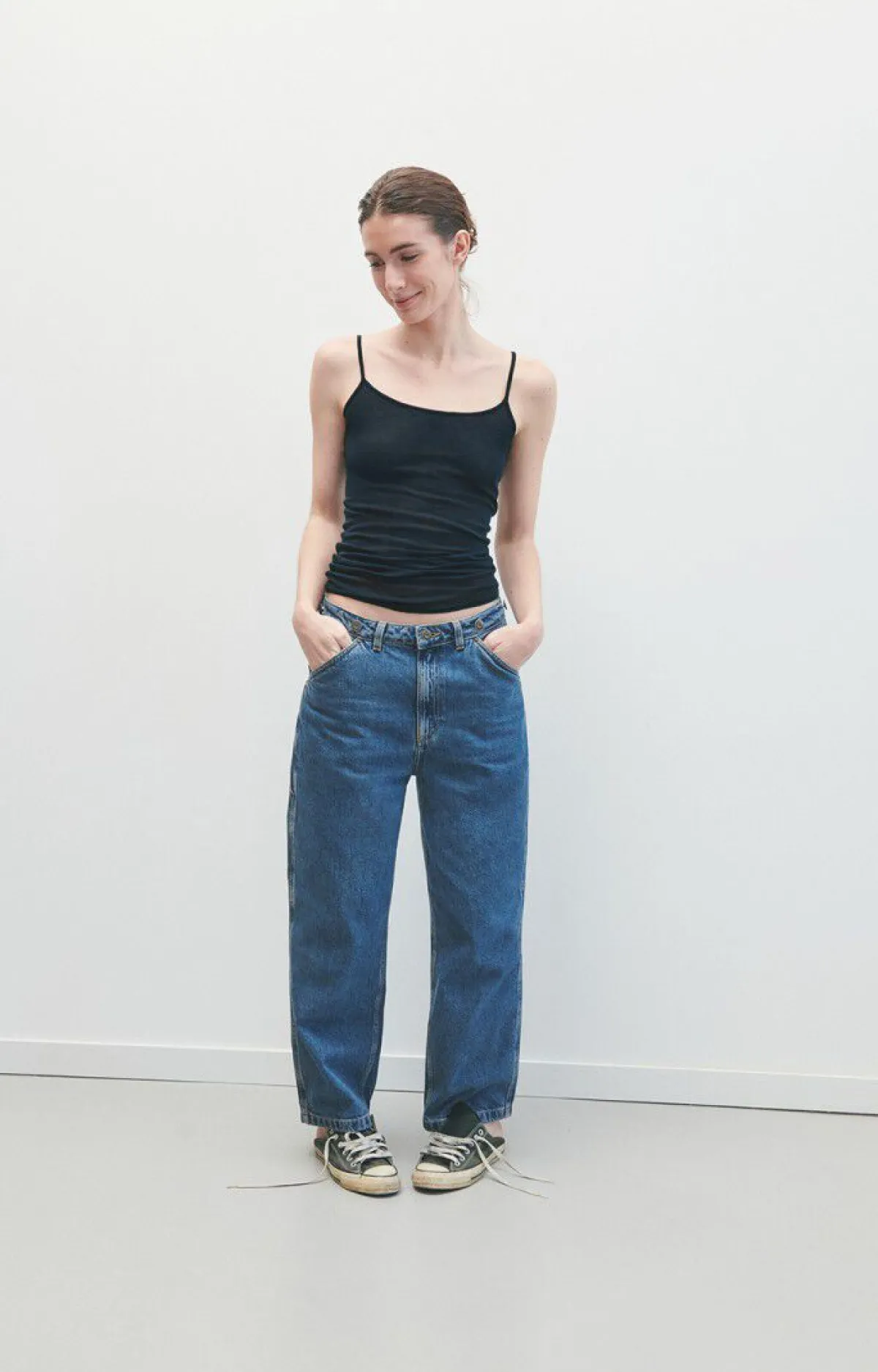 Damen American Vintage |Damentop Massachusetts Navy