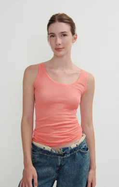 Damen American Vintage |Damentop Massachusetts Koralle