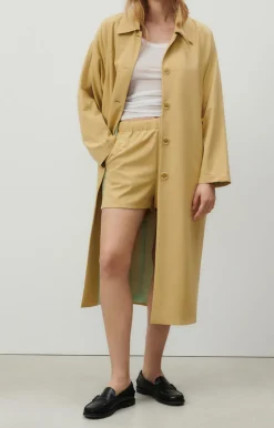Damen American Vintage |Damentrenchcoat Kabird Kichererbse