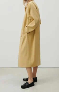 Damen American Vintage |Damentrenchcoat Kabird Kichererbse