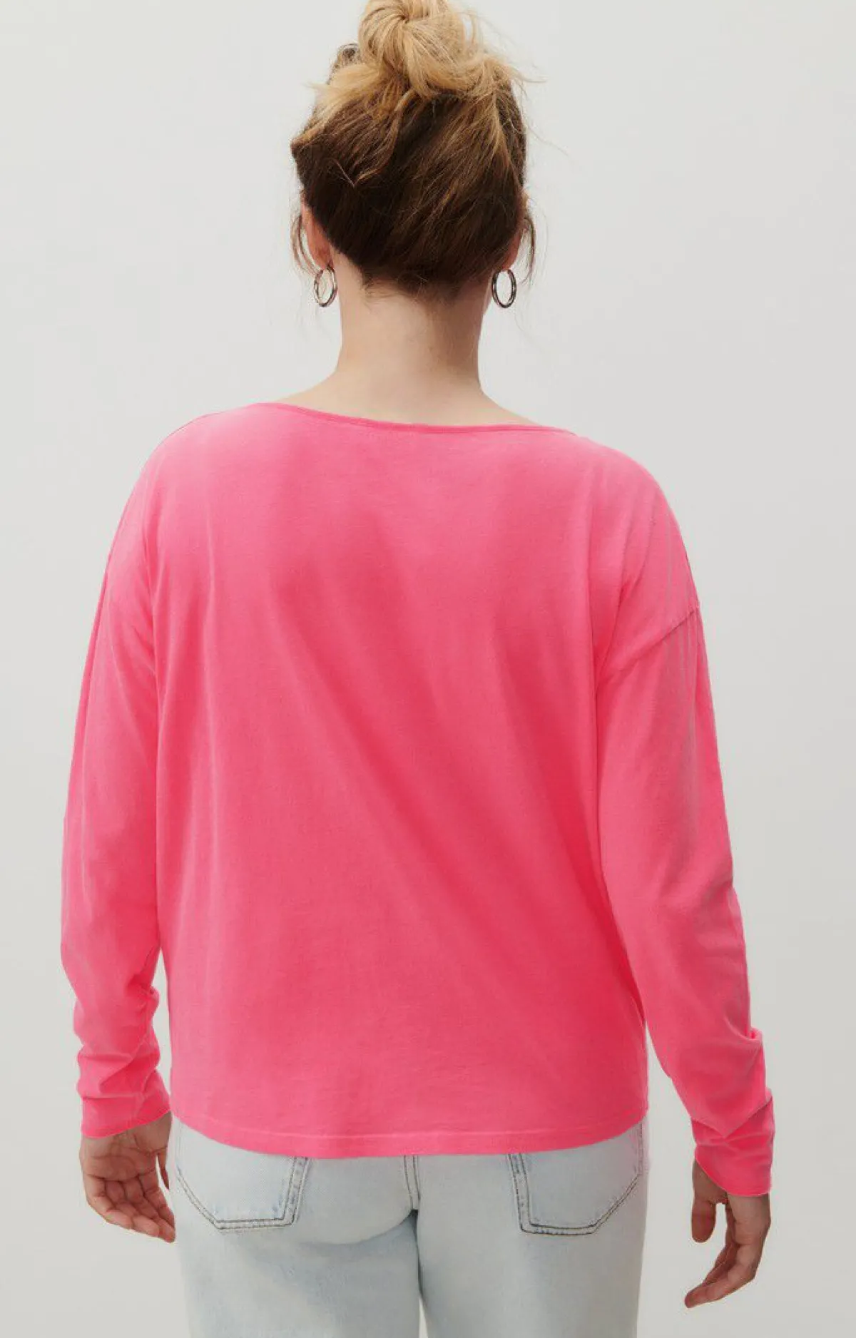 Damen American Vintage |Damen-T-Shirt Aksun Neonpink