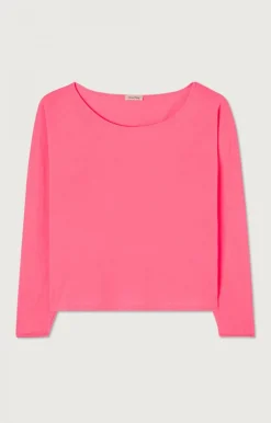 Damen American Vintage |Damen-T-Shirt Aksun Neonpink