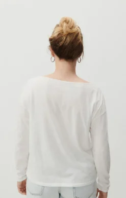 Damen American Vintage |Damen-T-Shirt Aksun Weiss