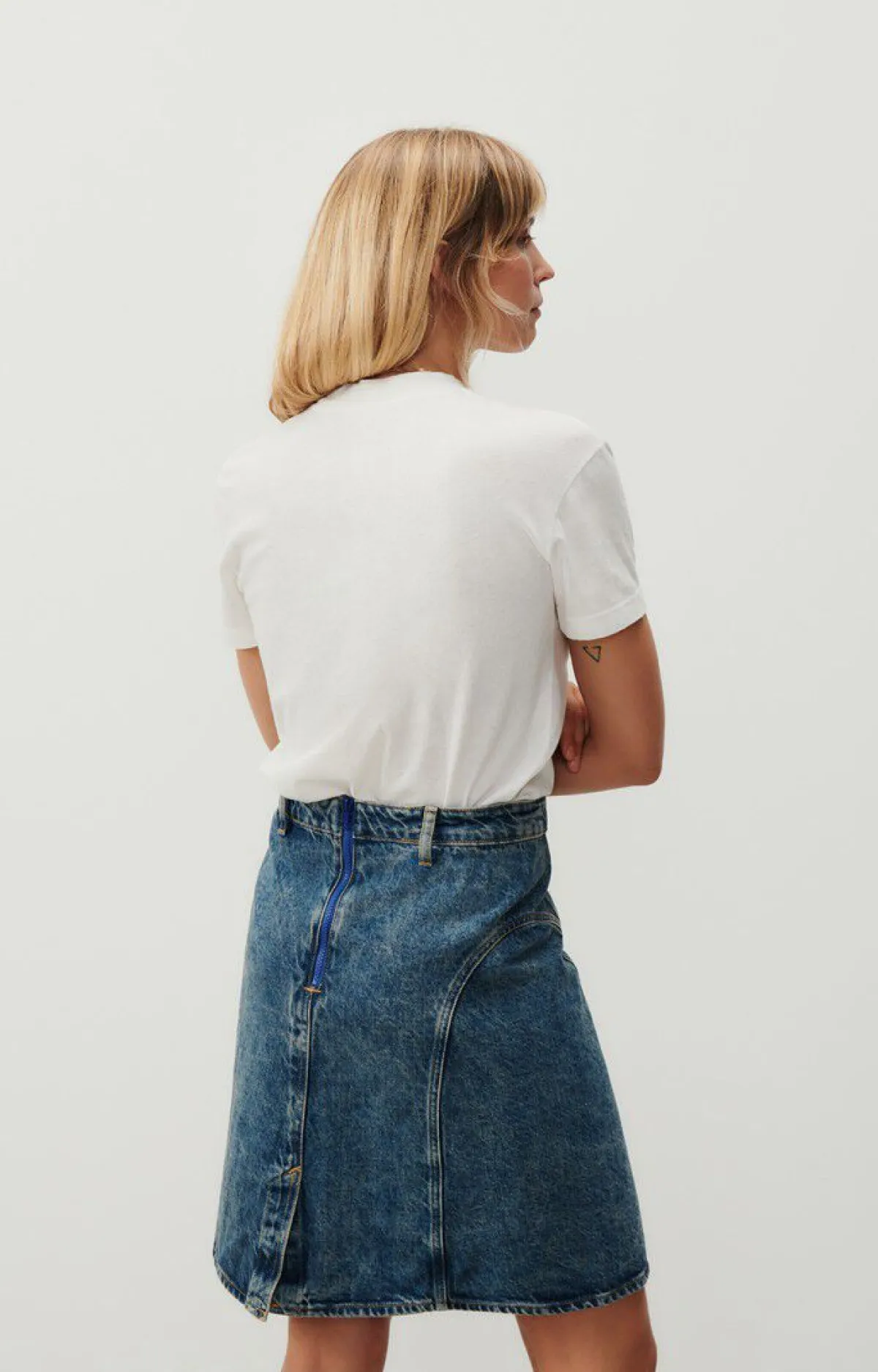 Damen American Vintage |Damen-T-Shirt Aksun Mildred Weiss