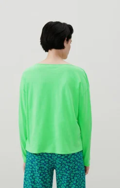 Damen American Vintage |Damen-T-Shirt Aksun Flashing Grun
