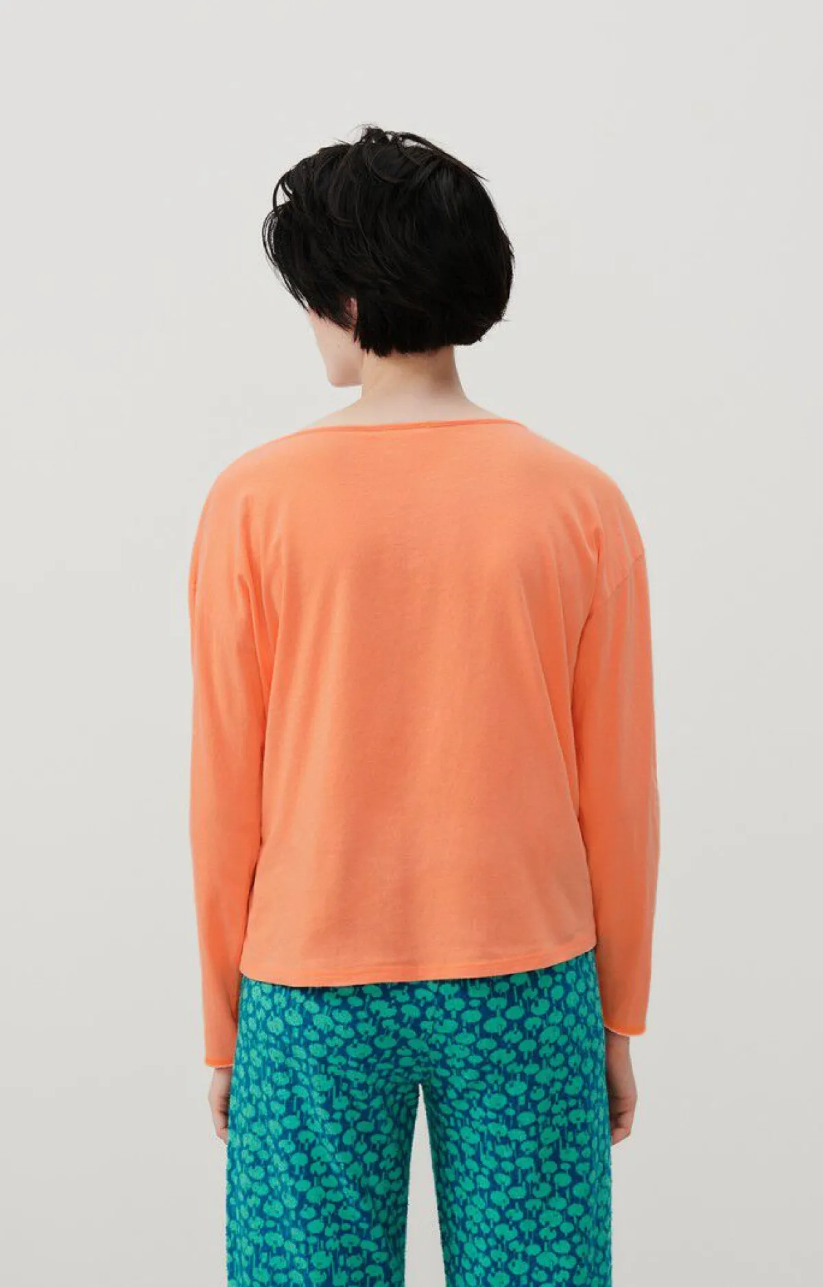 Damen American Vintage |Damen-T-Shirt Aksun Leuchtendes Orange